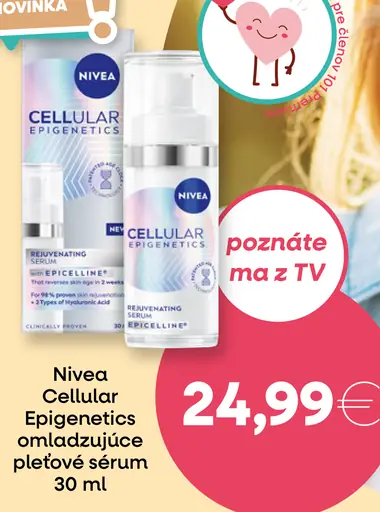Nivea Cellular Epigenetics omladzujúce pleťové sérum