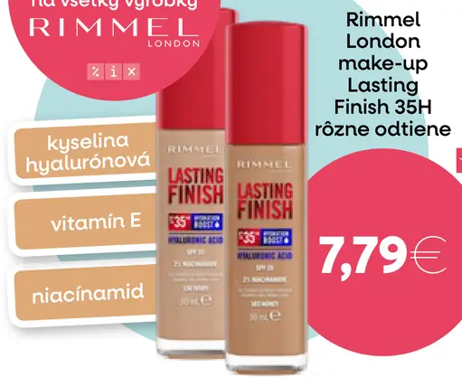 Rimmel London make-up Lasting Finish 35H