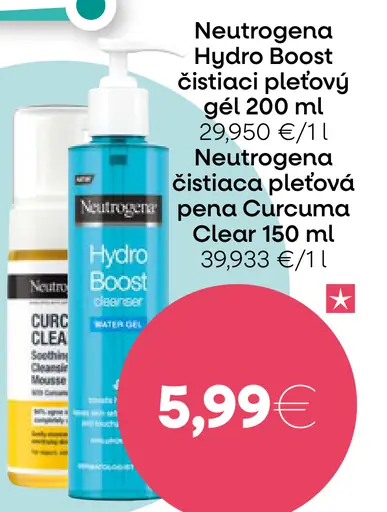 Neutrogena Hydro Boost čistiaci pleťový gél