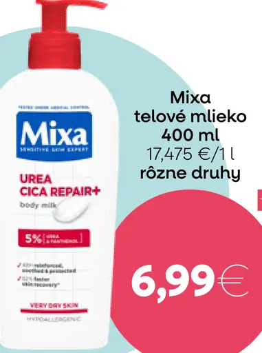 Mixa Telové mlieko