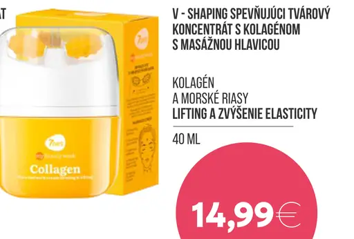 7Days V-shaping spevňujúci tvárový koncentrát s kolagénom