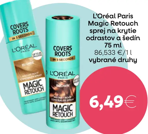 L'Oréal Paris Magic Retouch, SVETLOHNEDÁ