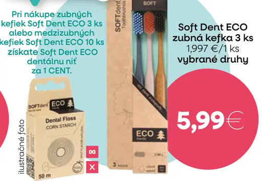 Soft Dent Eco zubná kefka