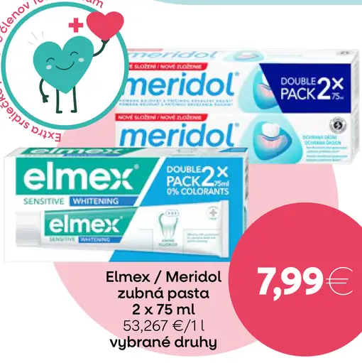 Meridol Elmex zubná pasta