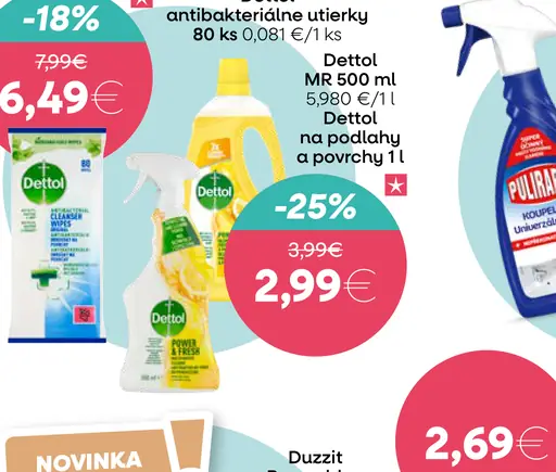 Dettol MR 500 ml dezinfekcia na podlahy