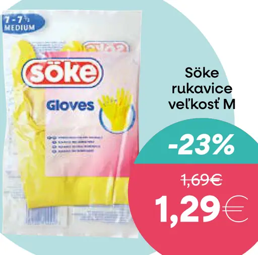 Soke rukavice veľkosť M
