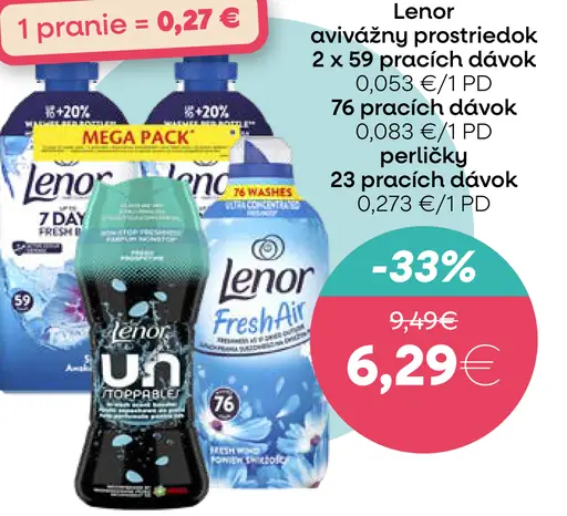 Lenor avivážny prostriedok