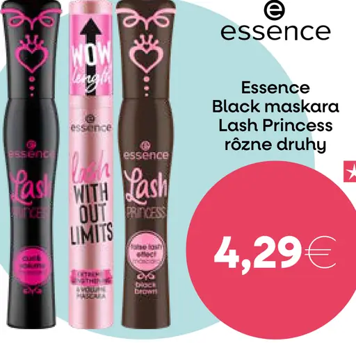 Essence Black maskara Lash Princess