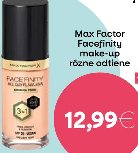 Max Factor Facefinity make-up