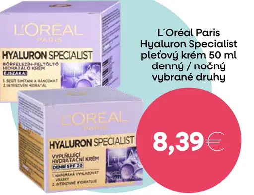 L'Oréal Paris Hyaluron Specialist pleťový krém