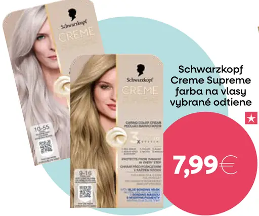 Schwarzkopf Creme Supreme farba na vlasy