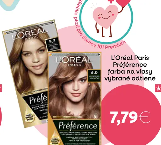 L'Oréal Paris Préférence farba na vlasy