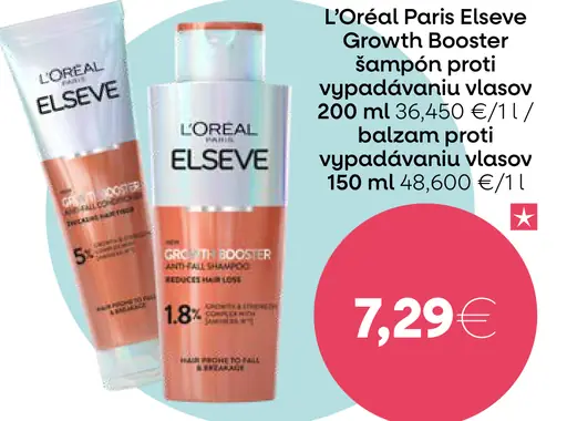 L'Oréal Paris Elseve Growth Booster šampón