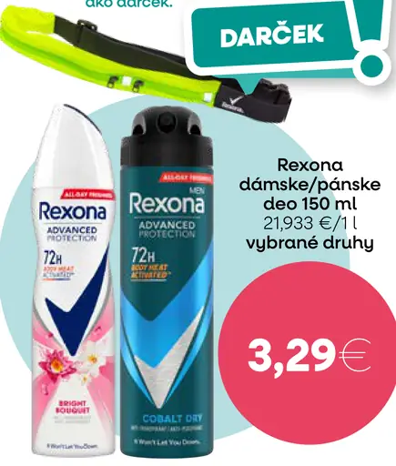 Rexona dámske/pánske deo