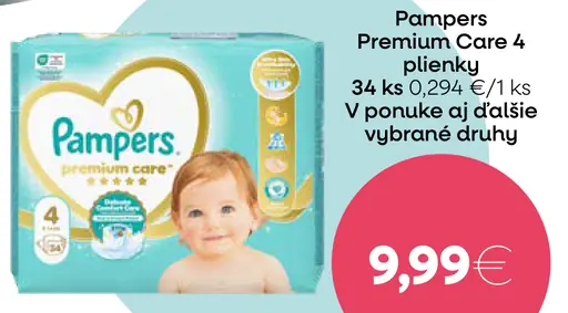Pampers premium care plienky