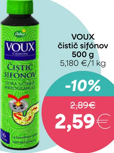 Voux čistič sifónov