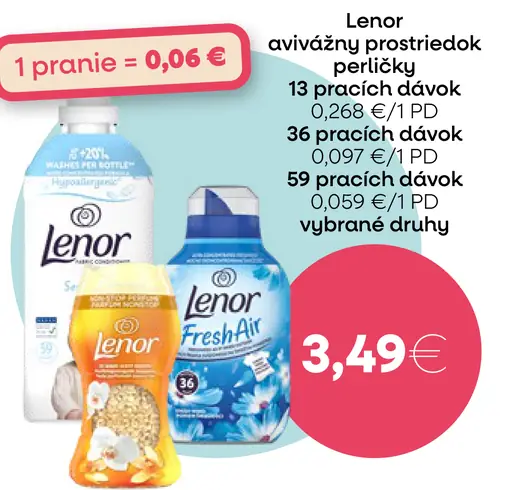 Lenor avivážny prostriedok