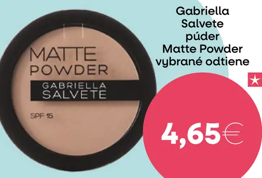 Gabriella Salvete púder Matte Powder