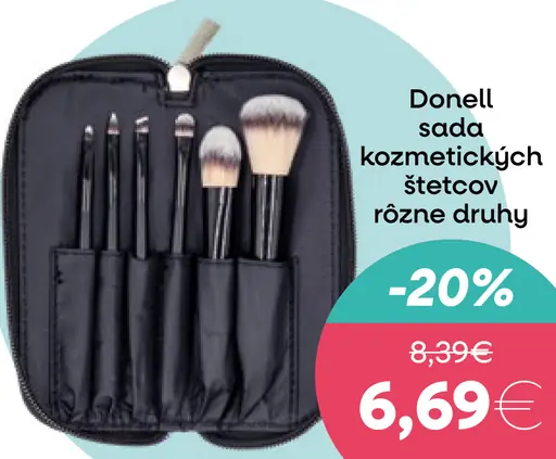 Donell sada kozmetických štetcov