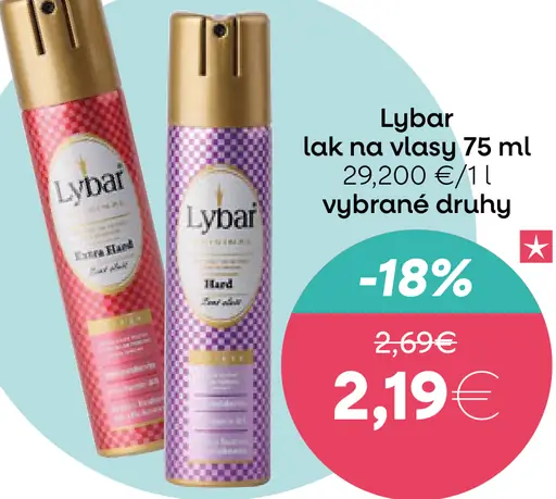 Lybar lak na vlasy