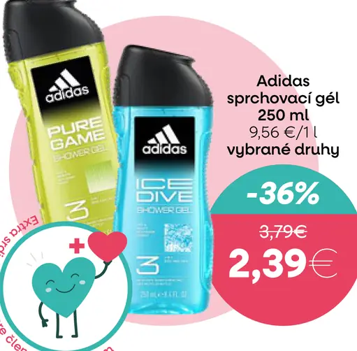 Adidas sprchový gél