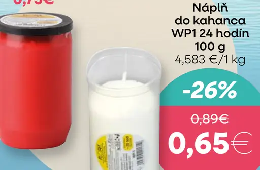 Náplň do kahanca WK-30