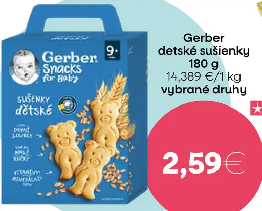 Gerber Detské sušienky