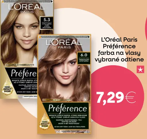 L'Oréal Paris Préférence farba na vlasy