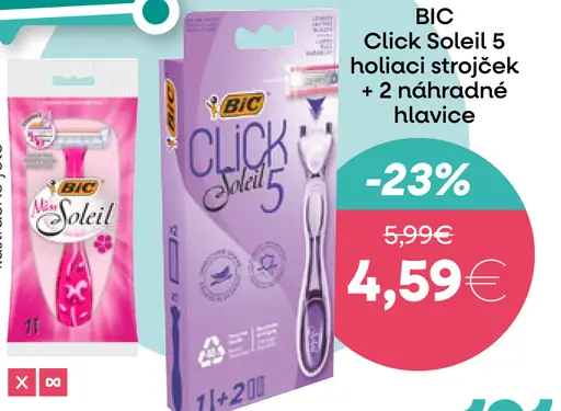BIC Click Soleil holiaci strojček