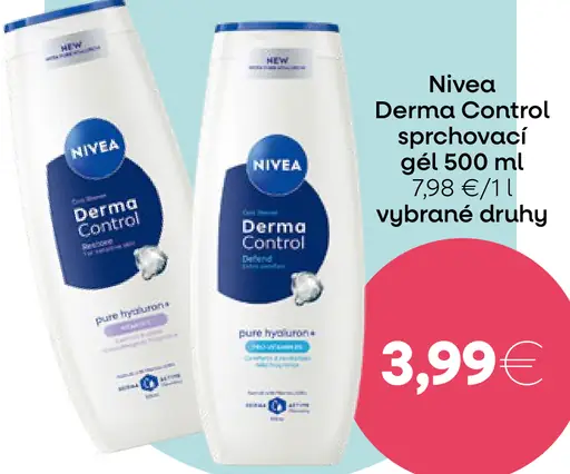Nivea Derma Control dámsky sprchovací gél