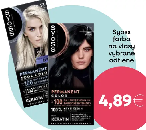 Syoss farba na vlasy