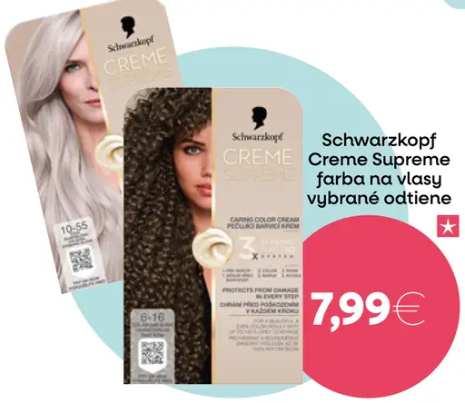Schwarzkopf Creme Supreme farba na vlasy