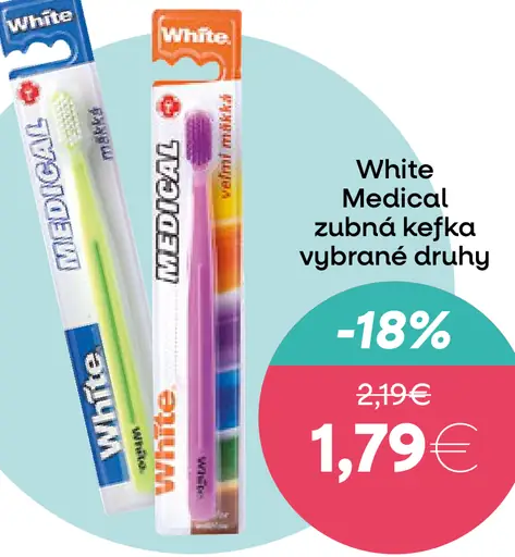 White Medical zubná kefka
