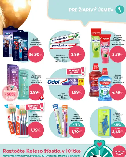 Elmex zubná kefka