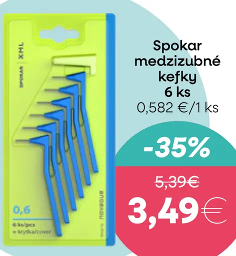 Spokar medzizubné kefky