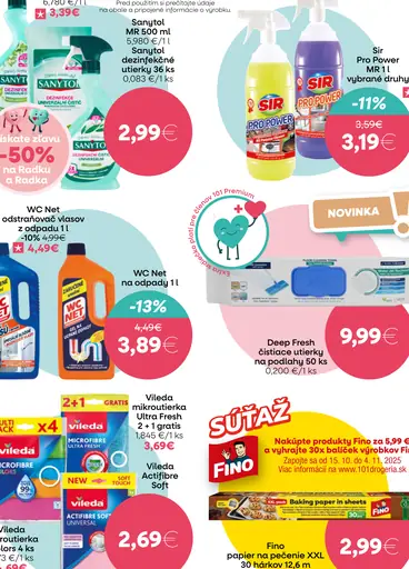 Sanytol dezinfekčné utierky