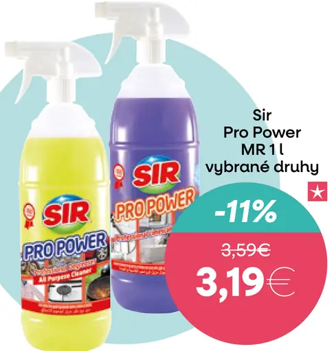 Sir čistiaci prostriedok Pro Power