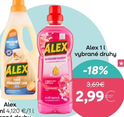 Alex - rôzne druhy