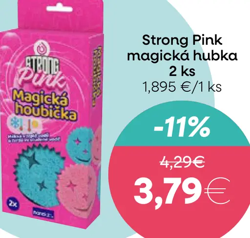 Strong Pink magická hubka