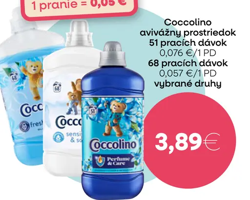 Coccolino avivážny prostriedok