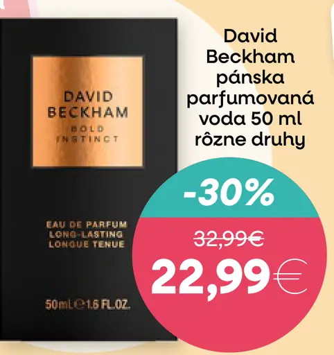David Beckham parfumovaná voda