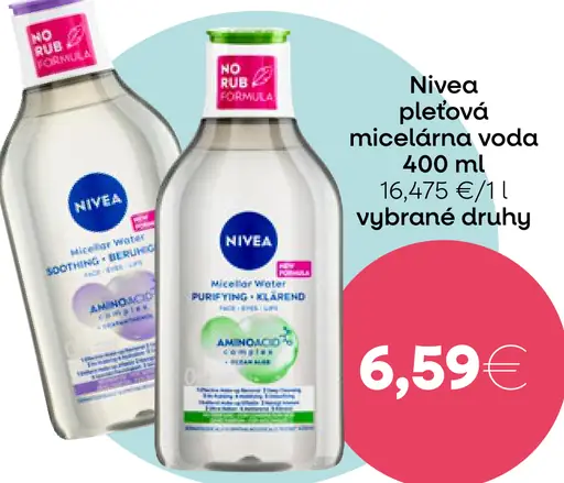 Nivea pleťová micelárna voda