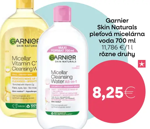 Garnier Skin Naturals micelárna voda
