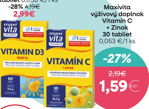 Maxivita výživový doplnok Vitamín D