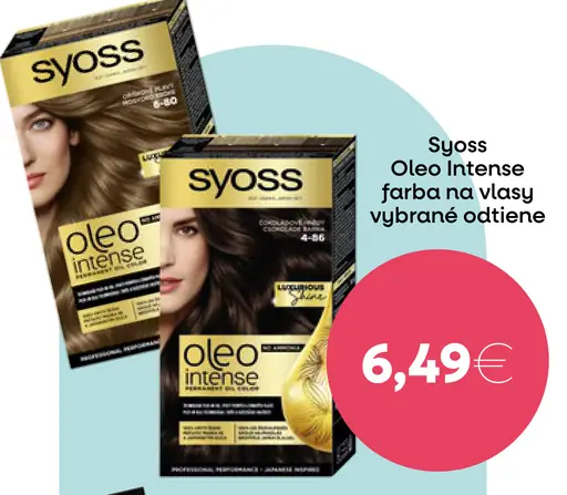 Syoss Oleo Intense Farba na vlasy žiarivo medený 7-77