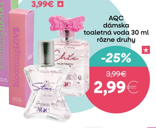 AQC dámska toaletná voda