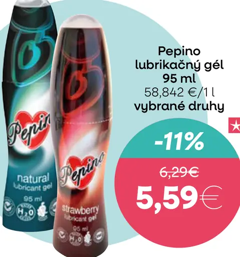 Pepino lubrikačný gél