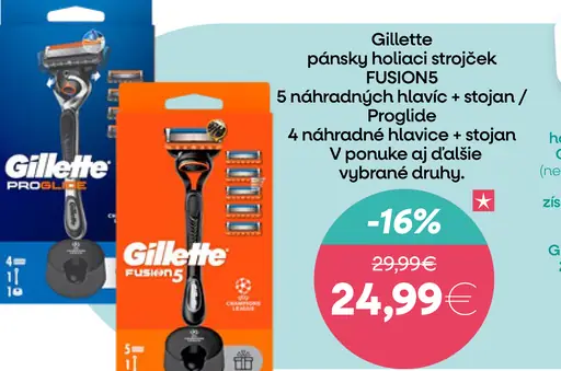 Gillette pánsky holiaci strojček FUSION