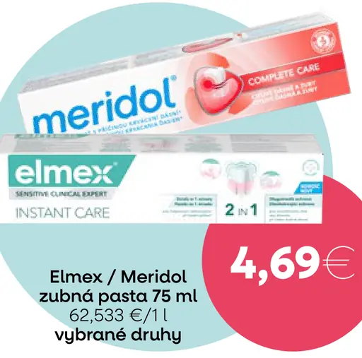 Elmex / Meridol zubná pasta