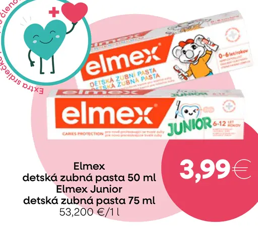 Elmex Junior detská zubná pasta